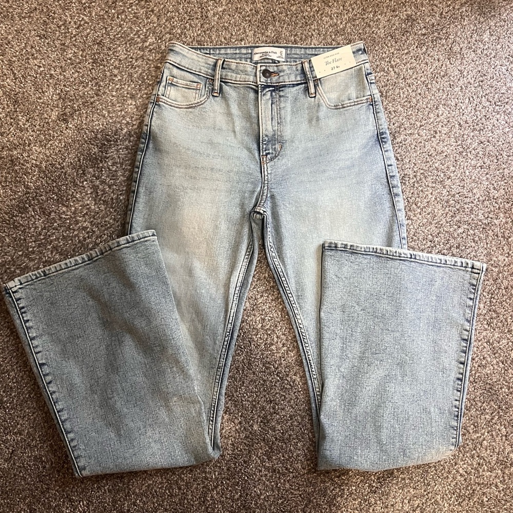 Abercrombie Ultra High Rise Flare Jean